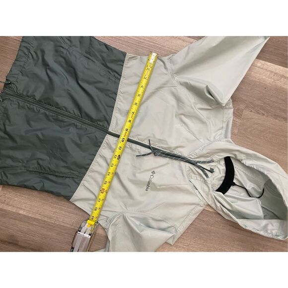Columbia Flash Forward Windbreaker Green/Blue Jacket - Women's Size XS, MSRP $50 - Picture 6 of 11
